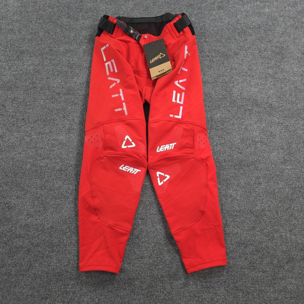 Leatt Pants Mens XS Red Moto 5.5 I.K.S Motocross MX Racing Stretch Offroad NEW